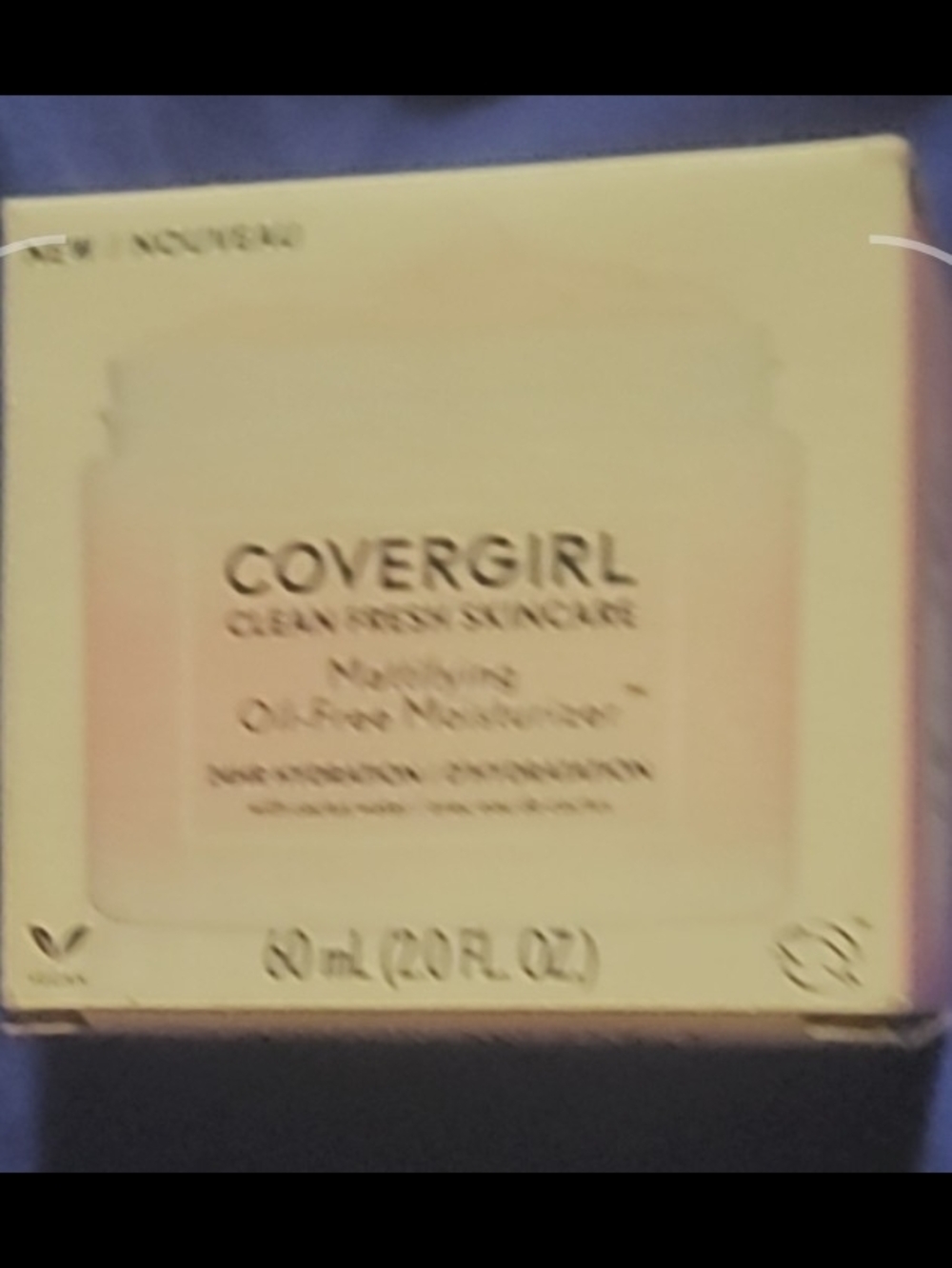 Covergirl Clean Fresh Skincare Mattifying Oil-Free Moisturizer 2.0 fl oz jar.